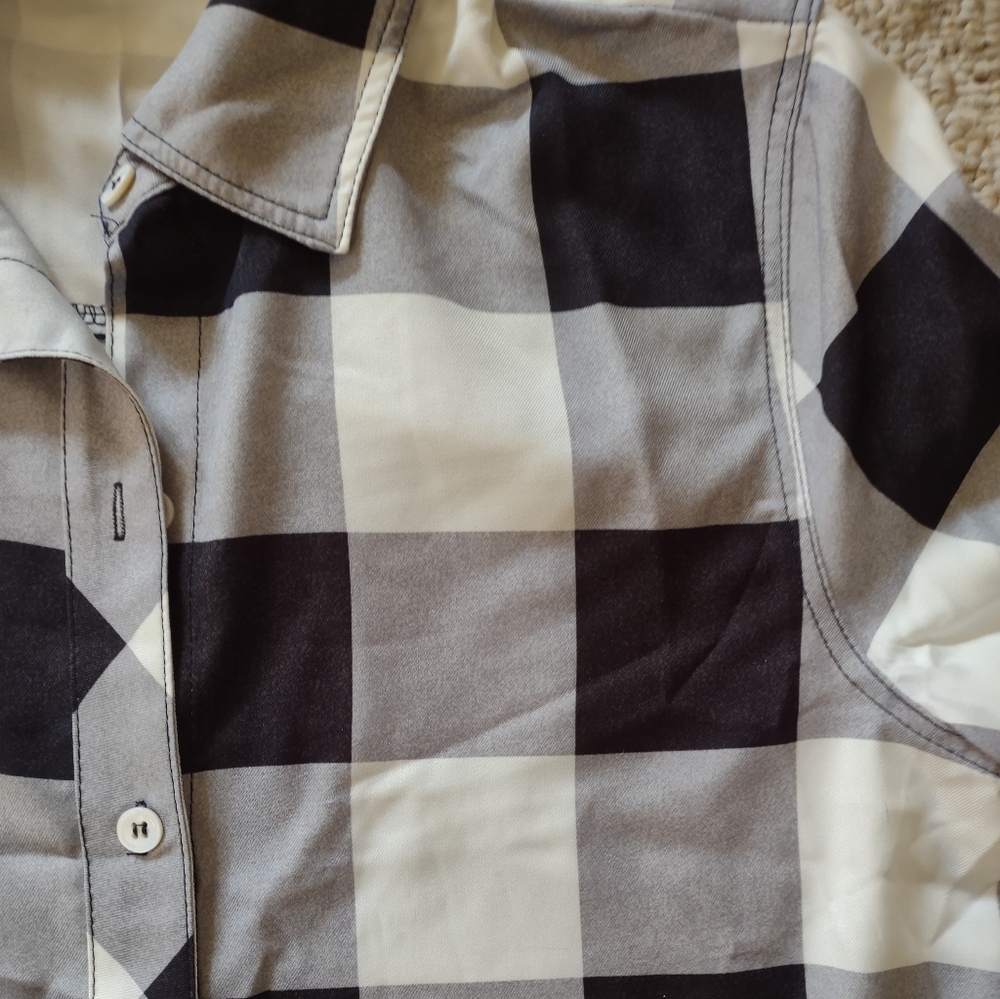 Black & White Buffalo Plaid (NIB) - Picture 12 of 16